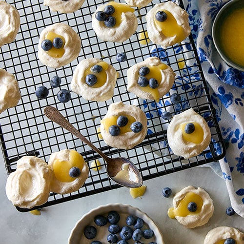 Lemon Meringue Cookie Nests