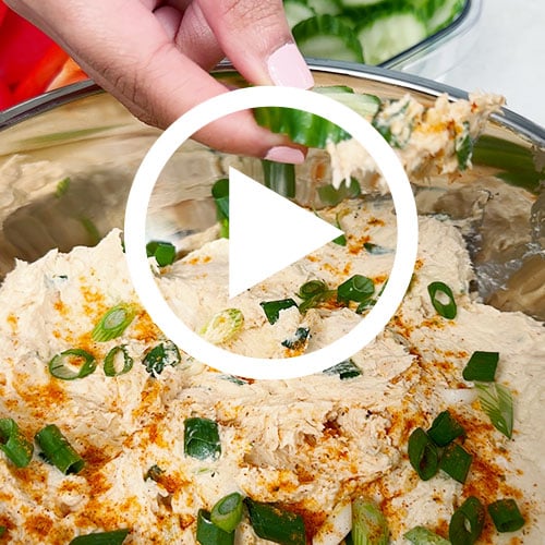 Play Honey Sriracha Chicken Dip Video