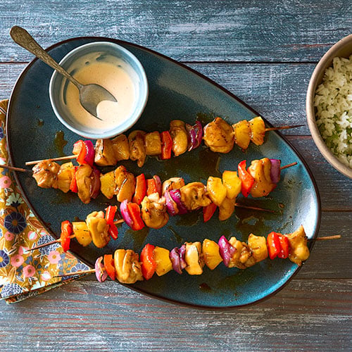 Pineapple Chicken Skewers 