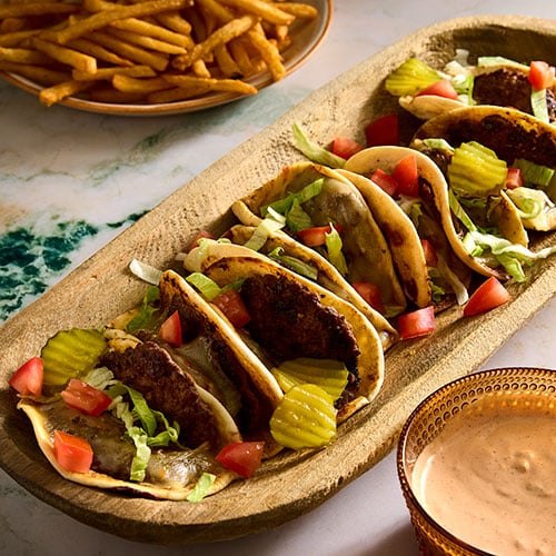 Smash Burger Tacos 