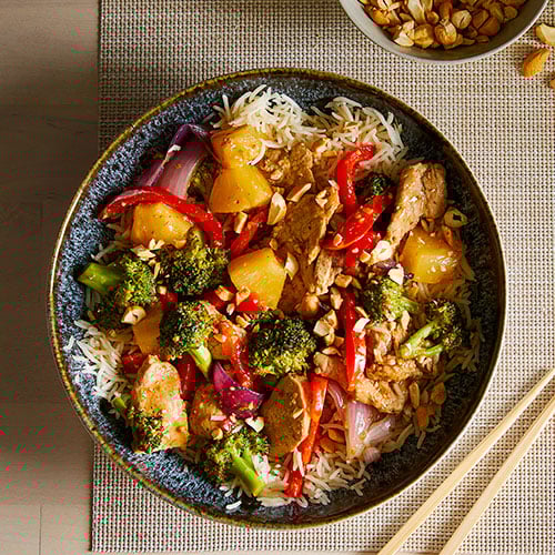Air Fryer Pork Stir-Fry 