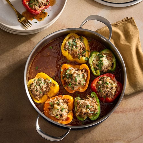 Stovetop Stuffed Peppers