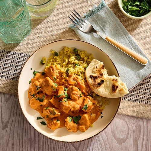 Stovetop Butter Chicken & Rice 