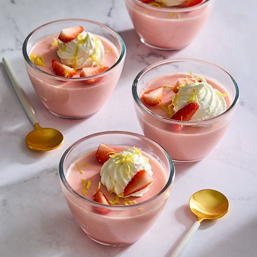 Strawberry Panna Cotta