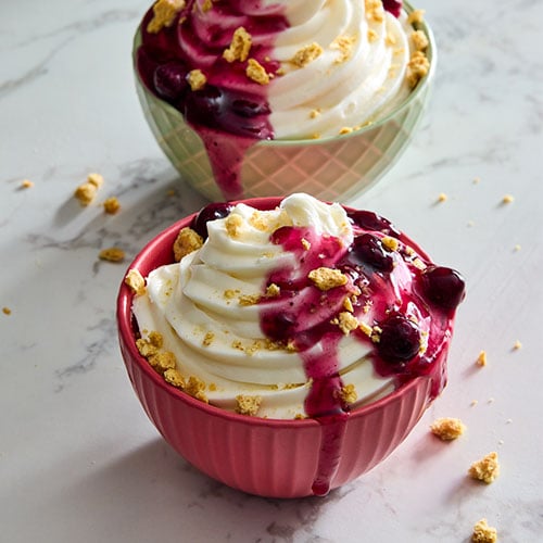 High-Protein Cheesecake Soft Serve