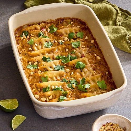 One-Pan Dumpling Bake