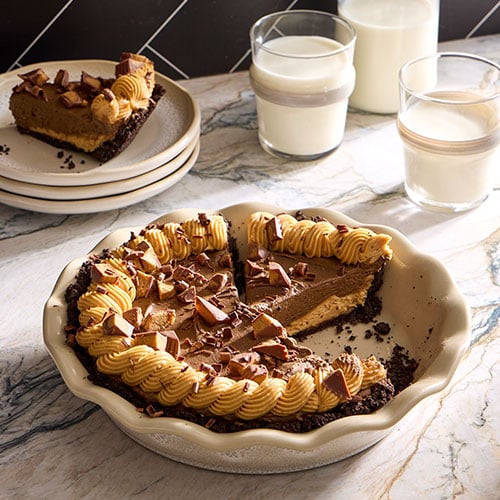 Chocolate Peanut Butter Cream Pie
