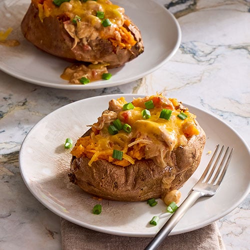 Loaded Sweet Potatoes