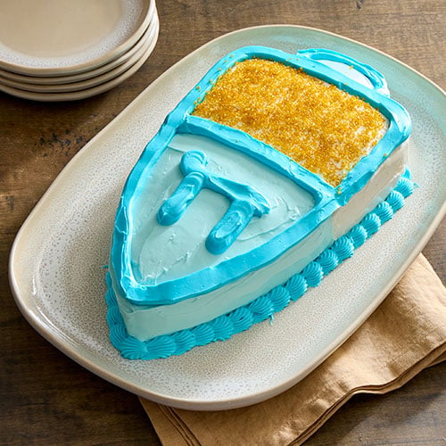 Dreidel Decorated Cake