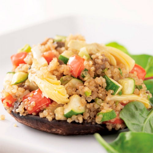 Quinoa-Stuffed Portobello Mushrooms