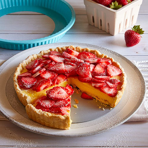 Strawberry Custard Tart