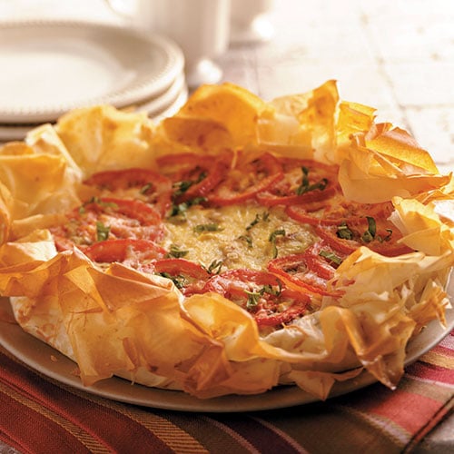 Artichoke & SunDried Tomato Tart Recipes Pampered Chef US Site