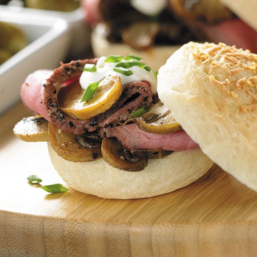 Mini Beef & Mushroom Sandwiches Recipes Pampered Chef US Site