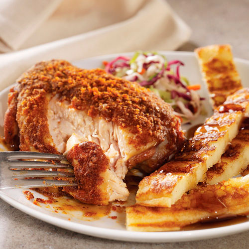Oven-Fried Chicken with Grilled Waffle Sticks - Recipes | Pampered Chef ...