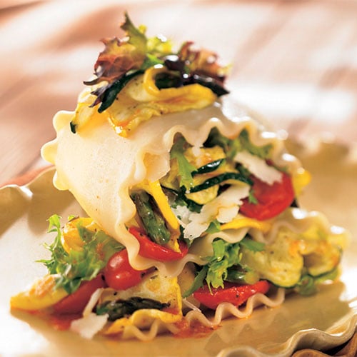 Roasted Vegetable Ribbon Salad Recipes Pampered Chef US Site