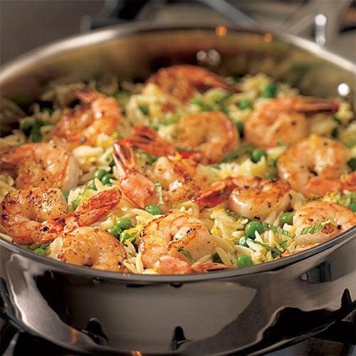 Shrimp Orzo Skillet - Recipes | Pampered Chef US Site