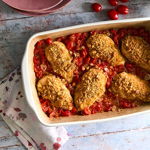 Italian Chicken with Roasted Tomatoes 