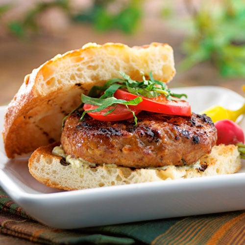 Tuscan Turkey Burgers