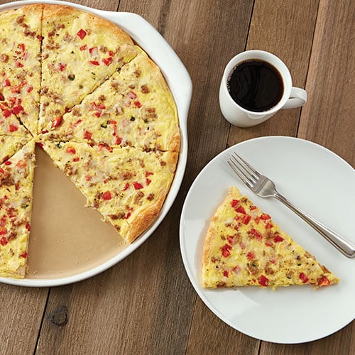 Sausage & Pepper Brunch Pizza 