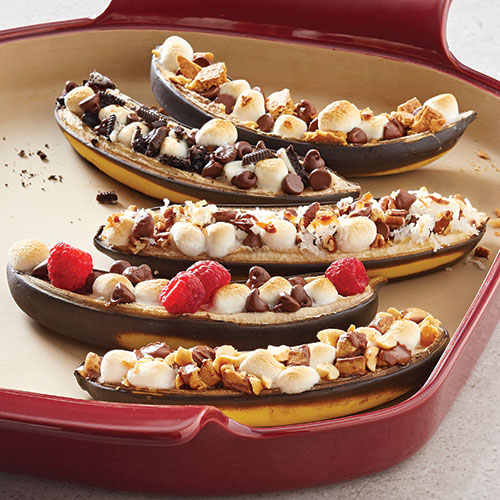 Baked Banana Boat Recipe baked banana boats recipes pered chef us site Baked Banana Boat Recipe baked banana boats recipes pered chef us site
