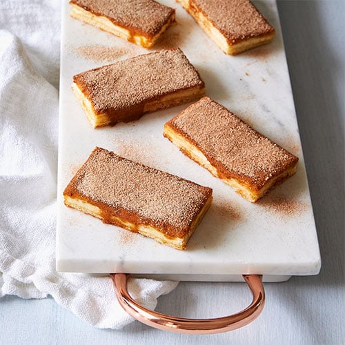 Cinnamon Caramel Cheesecake Squares