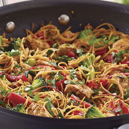 Asian Chicken Noodle Stir-Fry - Recipes | Pampered Chef Canada Site