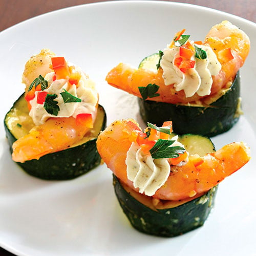 Confetti Shrimp Zucchini Cups - Recipes | Pampered Chef Canada Site