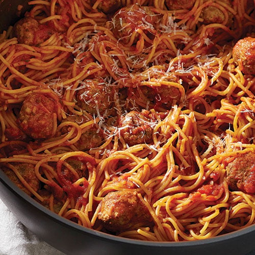 All-in-One Spaghetti & Meatballs