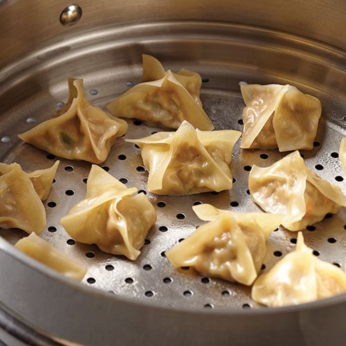 Turkey Wontons with Asian Dipping Sauce - Recipes | Pampered Chef Canada Site
