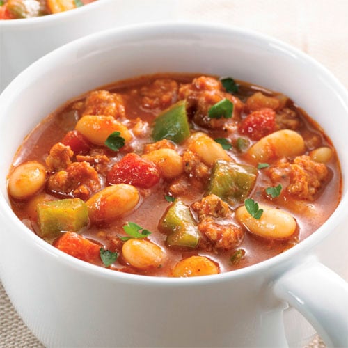 Moroccan White Bean Turkey Chili