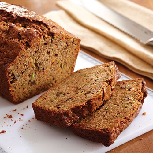 Spiced Carrot-Zucchini Bread