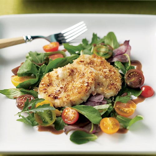 Pecan-Crusted Mozzarella Salad