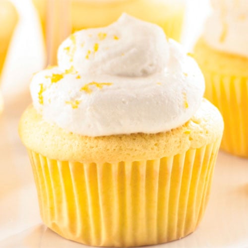 Lemon Chiffon Cupcakes