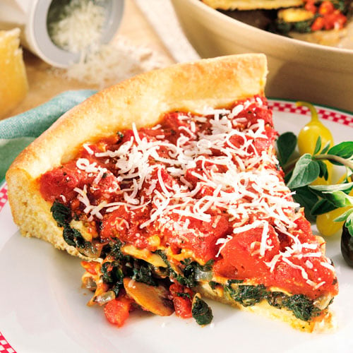 Chicago-Style Deep-Dish Pizza