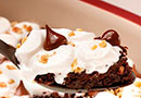 Microwave Rocky Road Brownie Dessert