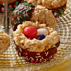 Crispy Rice Easter Nests