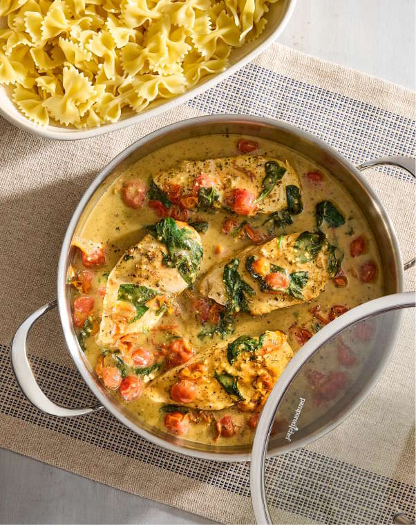 meal mix in a pot