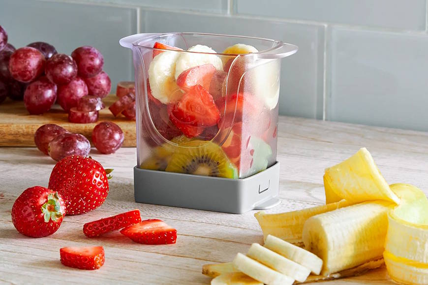 cup slicer, slicin' fruit in a cup.