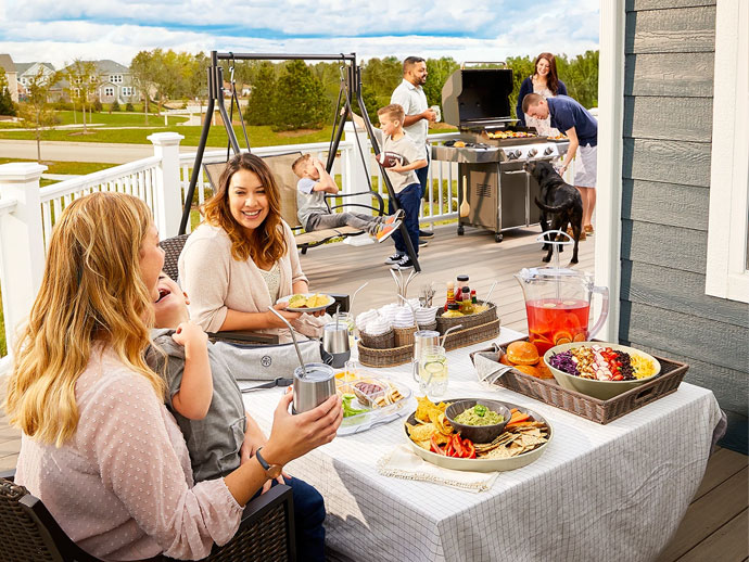outdoor entertaining