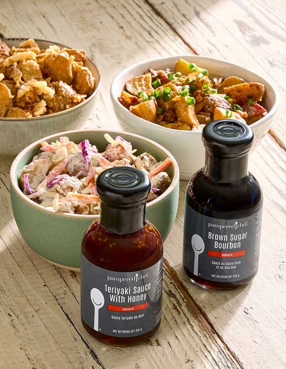 sauces and bowls