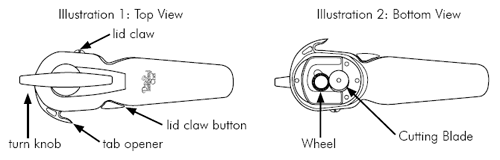 Can Opener Manual, Handheld Can Openers with Magnet, No-Trouble-Lid-Lift, Tin  Opener Smooth Edge with Sharp Blade, Built in Bottle Opener, Safe Cut  Wheel, Easy Grip with Non-Slip Handle & Large Knobe